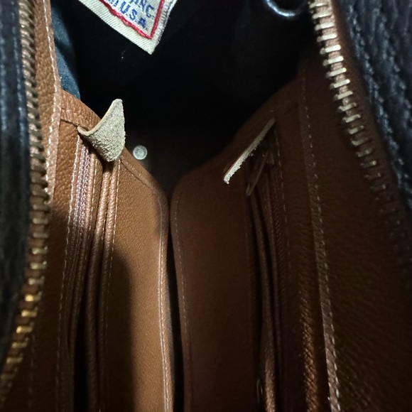 Dooney & Bourke Black and Brown Satchel - Picture 10 of 12